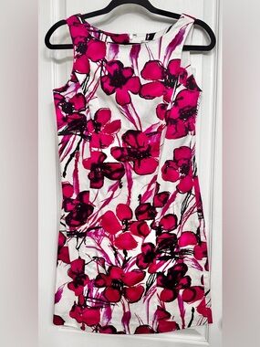 NWOT PETER NYGARD Fuchsia Floral Dress